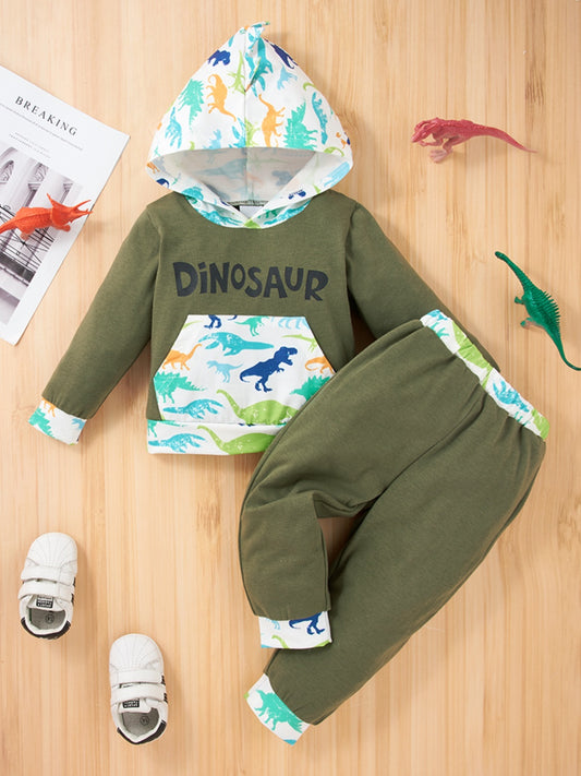 DINOSAUR Hoodie and Pants Set