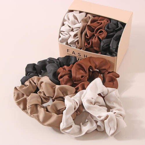 8-Piece Elastic Hair Scrunchies